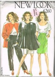 6260 NL 1 BUTTON SWING JACKET, SKIRT, PANTS PATTERN 8-18